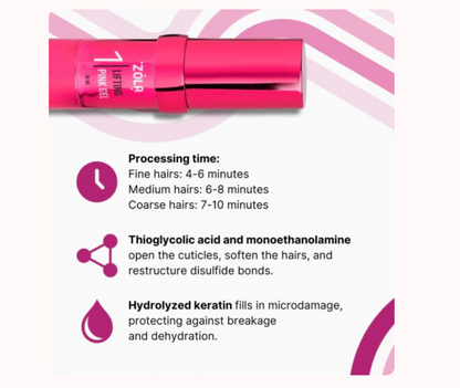 Zola - Color Lab Brow & Lash Lamination - Pink Lifting Gel (Step 1)